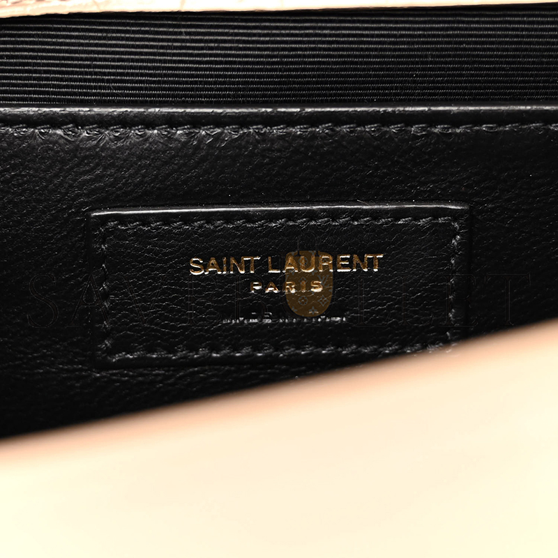 YSL KATE MEDIUM TASSEL IN CROCODILE-EMBOSSED LEATHER 354119DND0J2721 (24*14.5*5.5cm)