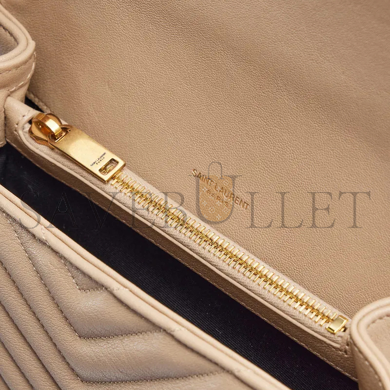YSL COLLEGE MEDIUM IN QUILTED LEATHER 600279BRM072721 (24*17*6.5cm)