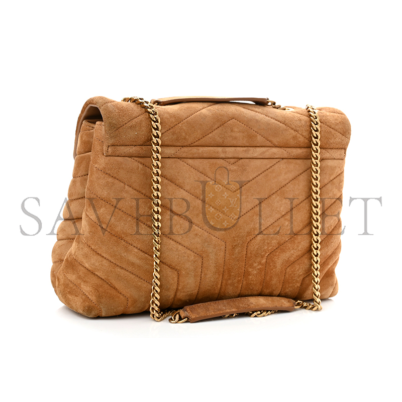 YSL LOULOU MEDIUM IN QUILTED SUEDE 5749461U8C77761 (32*22*12cm)