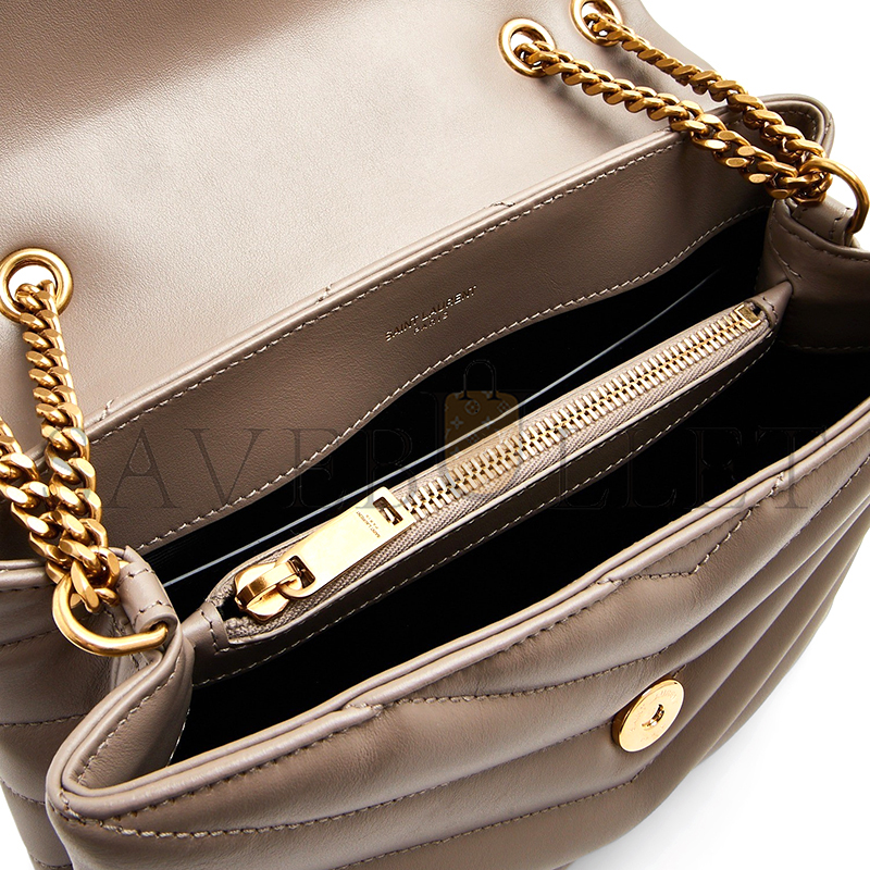 YSL LOULOU SMALL IN QUILTED LEATHER 494699DV7272826 (23*17*9cm)