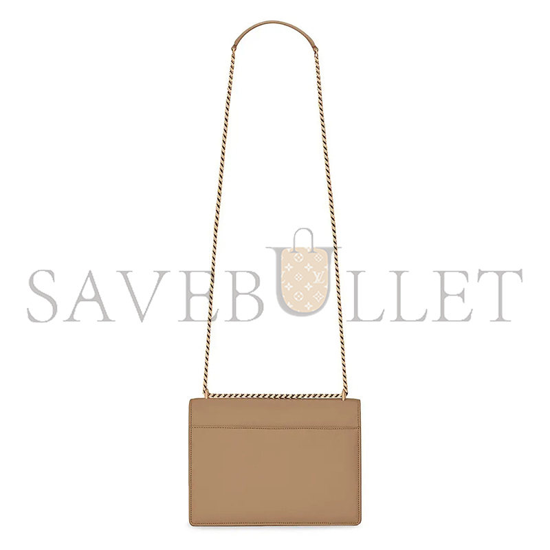 YSL SUNSET MEDIUM IN CROCODILE-EMBOSSED LEATHER 442906DND0J2721 (22*16*6.5cm)