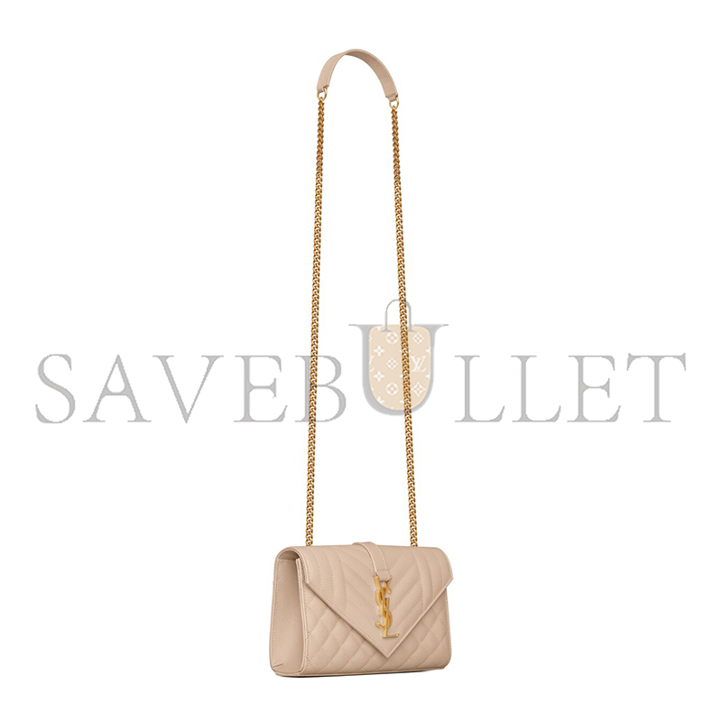 YSL ENVELOPE SMALL IN QUILTED GRAIN DE POUDRE EMBOSSED LEATHER 600195BOW912721 (21*13*6cm) YSL ENVELOPE SMALL IN QUILTED GRAIN DE POUDRE EMBOSSED LEATHER 600195BOW912721 (21*13*6cm)