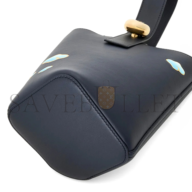 LOEWE MINI PEBBLE BUCKET IN NAPPA CALFSKIN AANBBBMX18 (16*16*19.5cm) LOEWE MINI PEBBLE BUCKET IN NAPPA CALFSKIN AANBBBMX18 (16*16*19.5cm)