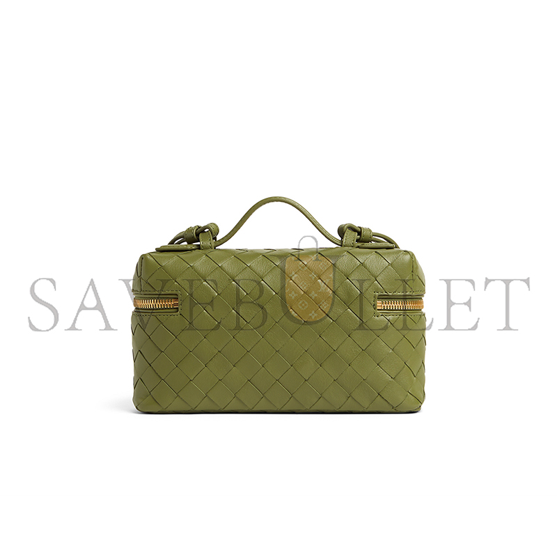 BOTTEGA VENETA BANG BANG INTRECCIATO LEATHER VANITY CASE 789109V3IV12488 (22*12.5*5cm) BOTTEGA VENETA BANG BANG INTRECCIATO LEATHER VANITY CASE 789109V3IV12488 (22*12.5*5cm)