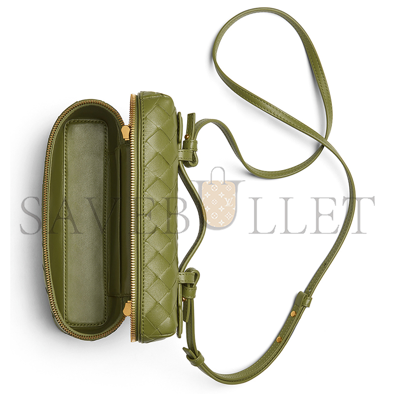 BOTTEGA VENETA BANG BANG INTRECCIATO LEATHER VANITY CASE 789109V3IV12488 (22*12.5*5cm) BOTTEGA VENETA BANG BANG INTRECCIATO LEATHER VANITY CASE 789109V3IV12488 (22*12.5*5cm)