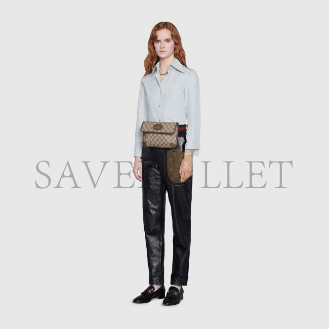 GUCCI NEO VINTAGE GG SUPREME BELT BAG 493930 (24*16.5*4cm) GUCCI NEO VINTAGE GG SUPREME BELT BAG 493930 (24*16.5*4cm)