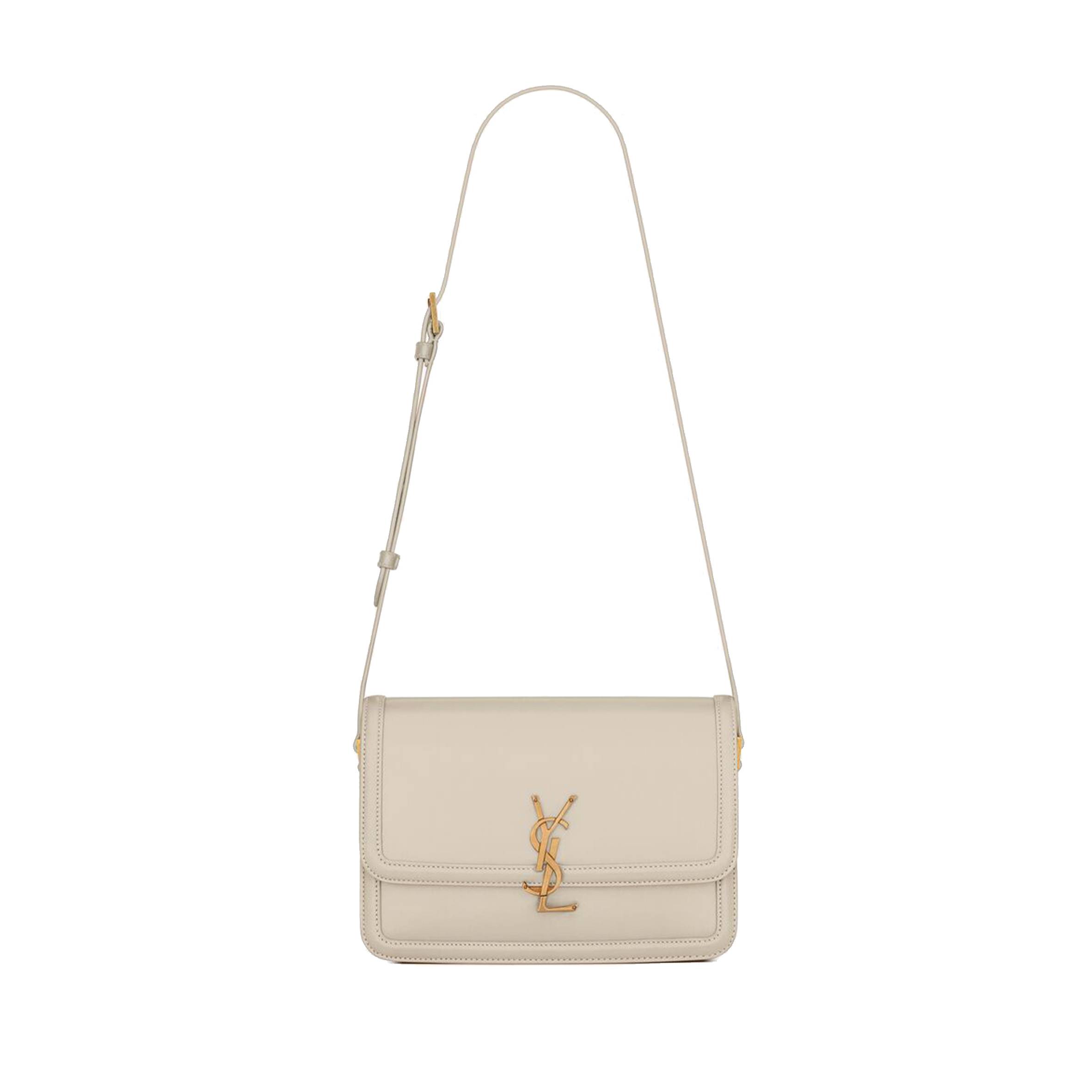 YSL SOLFERINO MEDIUM SATCHEL IN BOX SAINT LAURENT LEATHER 6343050SX0W9207 (23*16*6cm) YSL SOLFERINO MEDIUM SATCHEL IN BOX SAINT LAURENT LEATHER 6343050SX0W9207 (23*16*6cm)
