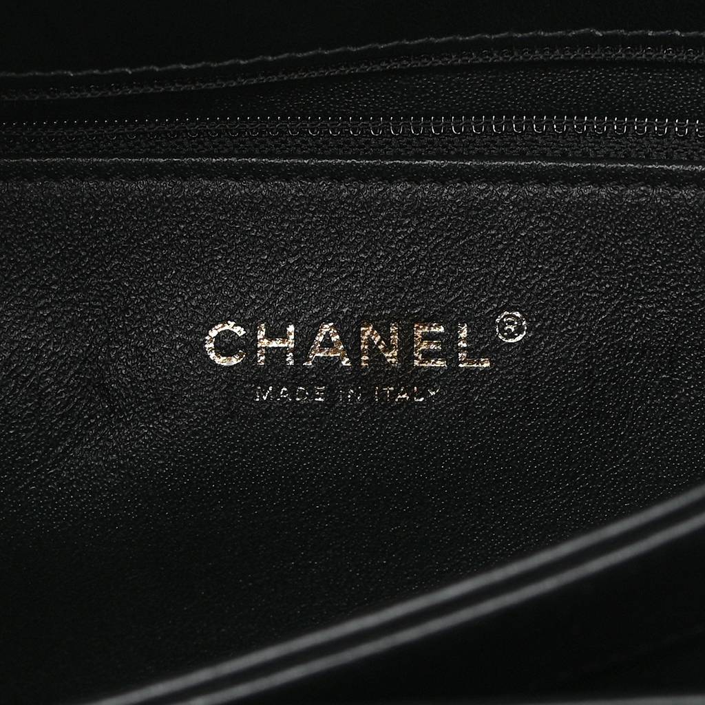 CHANEL LAMBSKIN QUILTED MEDIUM TRENDY CC FLAP DUAL HANDLE BAG BLACK ROSE GOLD HARDWARE (29*19*9cm) CHANEL LAMBSKIN QUILTED MEDIUM TRENDY CC FLAP DUAL HANDLE BAG BLACK ROSE GOLD HARDWARE (29*19*9cm)