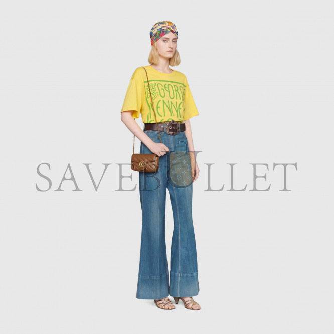 GUCCI GG MARMONT MATELASSÉ SUPER MINI BAG 476433 (16.5*10.2*5.1cm) GUCCI GG MARMONT MATELASSÉ SUPER MINI BAG 476433 (16.5*10.2*5.1cm)