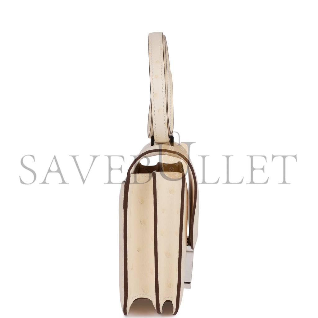 HERMES CONSTANCE 18 NATA OSTRICH PALLADIUM HARDWARE 39857367875678 (18cm) HERMES CONSTANCE 18 NATA OSTRICH PALLADIUM HARDWARE 39857367875678 (18cm)