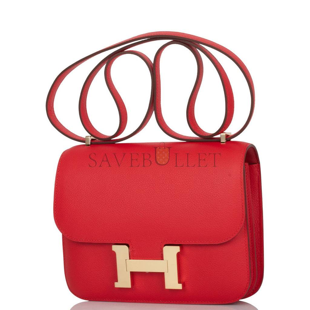 HERMES CONSTANCE 18 ROUGE DE COEUR VERSO EVERCOLOR PERMABRASS HARDWARE 39579900215390 (18cm) HERMES CONSTANCE 18 ROUGE DE COEUR VERSO EVERCOLOR PERMABRASS HARDWARE 39579900215390 (18cm)