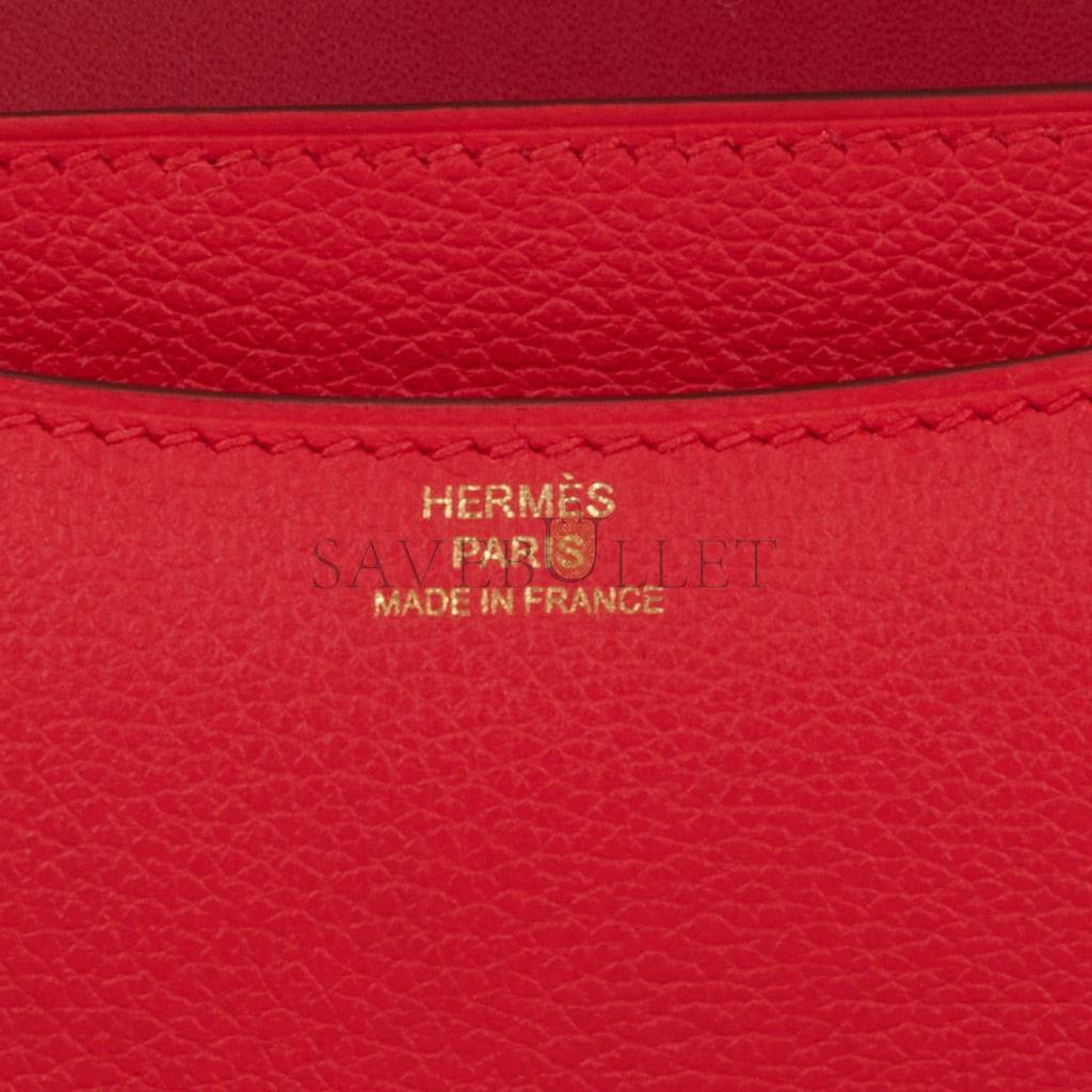 HERMES CONSTANCE 18 ROUGE DE COEUR VERSO EVERCOLOR PERMABRASS HARDWARE 39579900215390 (18cm) HERMES CONSTANCE 18 ROUGE DE COEUR VERSO EVERCOLOR PERMABRASS HARDWARE 39579900215390 (18cm)