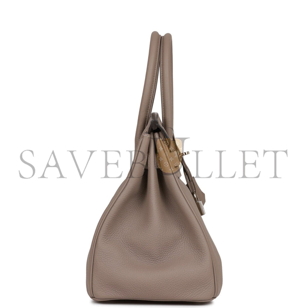 HERMES BIRKIN 30 GRIS ASPHALTE TOGO PALLADIUM HARDWARE (30cm) HERMES BIRKIN 30 GRIS ASPHALTE TOGO PALLADIUM HARDWARE (30cm)