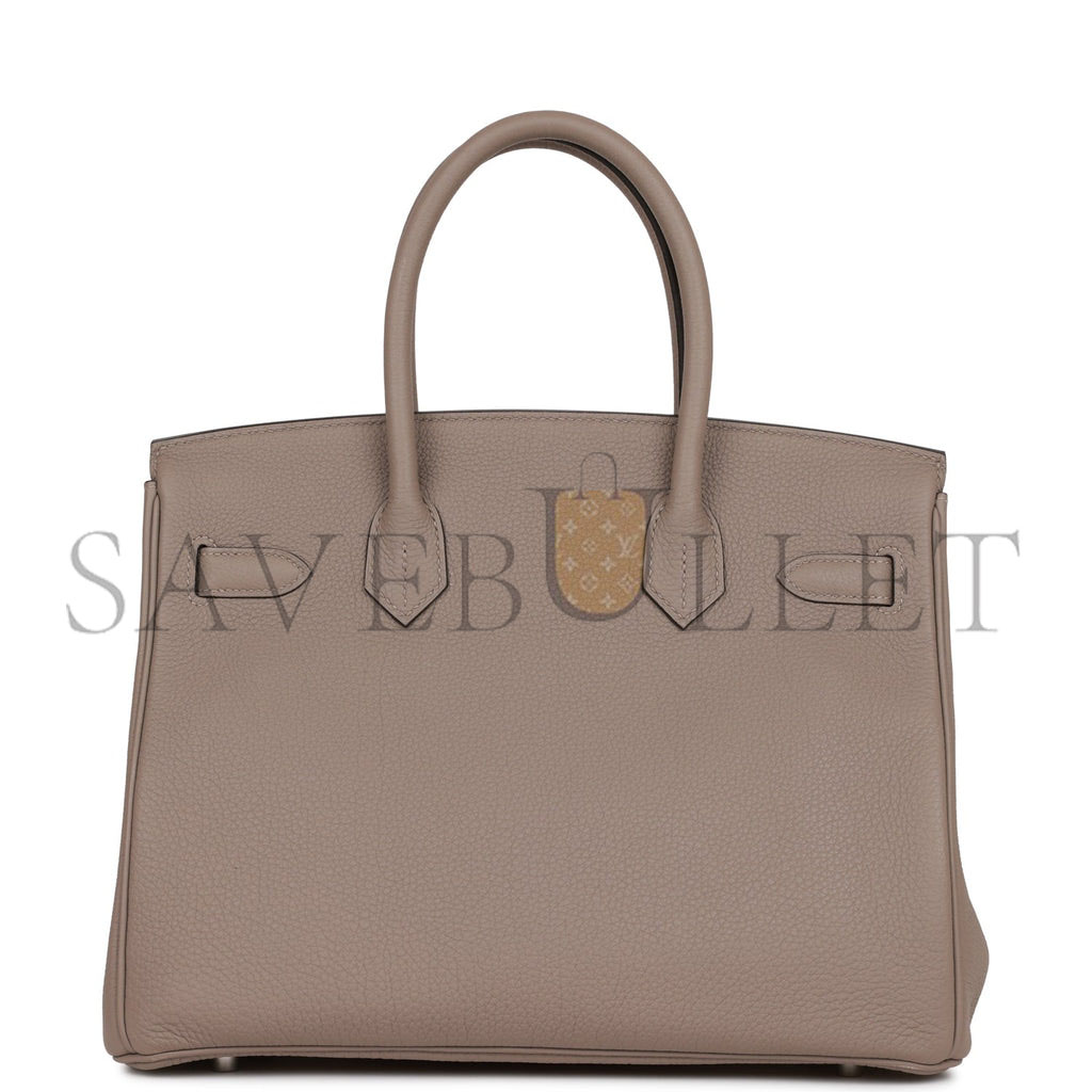 HERMES BIRKIN 30 GRIS ASPHALTE TOGO PALLADIUM HARDWARE (30cm) HERMES BIRKIN 30 GRIS ASPHALTE TOGO PALLADIUM HARDWARE (30cm)
