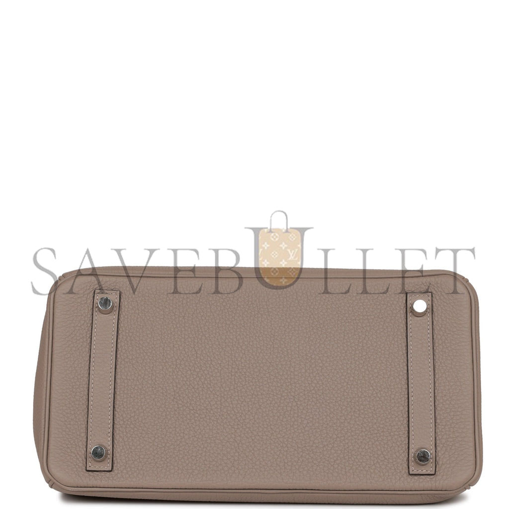 HERMES BIRKIN 30 GRIS ASPHALTE TOGO PALLADIUM HARDWARE (30cm) HERMES BIRKIN 30 GRIS ASPHALTE TOGO PALLADIUM HARDWARE (30cm)
