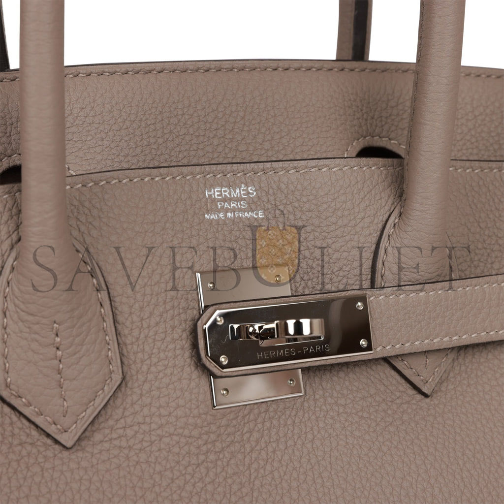 HERMES BIRKIN 30 GRIS ASPHALTE TOGO PALLADIUM HARDWARE (30cm) HERMES BIRKIN 30 GRIS ASPHALTE TOGO PALLADIUM HARDWARE (30cm)