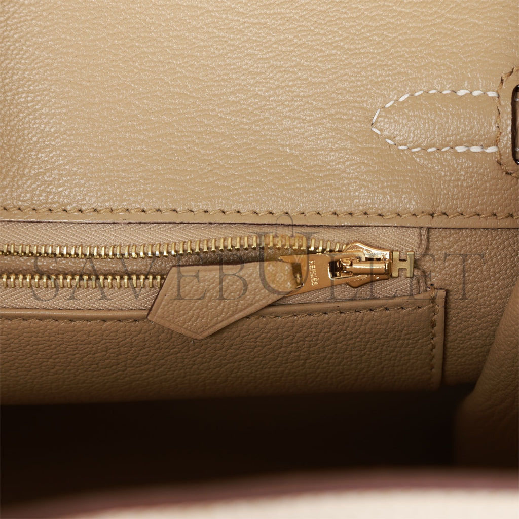 HERMES SPECIAL ORDER (HSS) BIRKIN 25 CRAIE AND TRENCH TOGO GOLD HARDWARE HANDMADE (25cm) HERMES SPECIAL ORDER (HSS) BIRKIN 25 CRAIE AND TRENCH TOGO GOLD HARDWARE HANDMADE (25cm)