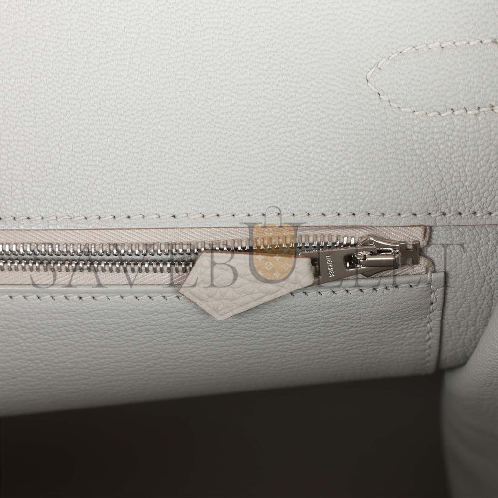 HERMES BIRKIN 35 GRIS PERLE TOGO PALLADIUM HARDWARE 39882110468190 (35cm) HERMES BIRKIN 35 GRIS PERLE TOGO PALLADIUM HARDWARE 39882110468190 (35cm)