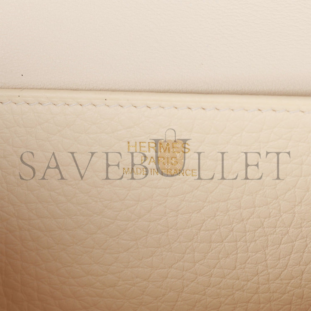 H**mes halzan 25 nata clemence gold hardware (25cm)