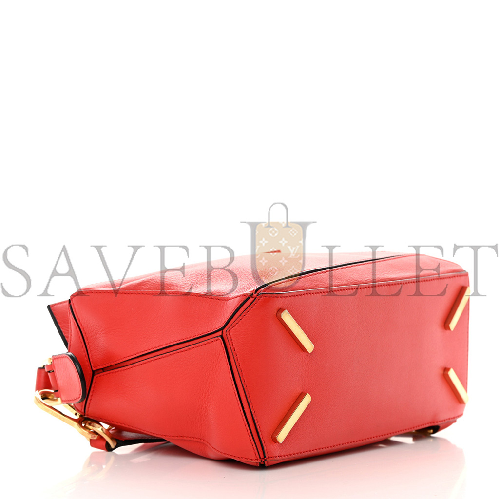 LOEWE CALFSKIN SMALL PUZZLE BAG SCARLET (24*16.5*10.5cm) LOEWE CALFSKIN SMALL PUZZLE BAG SCARLET (24*16.5*10.5cm)