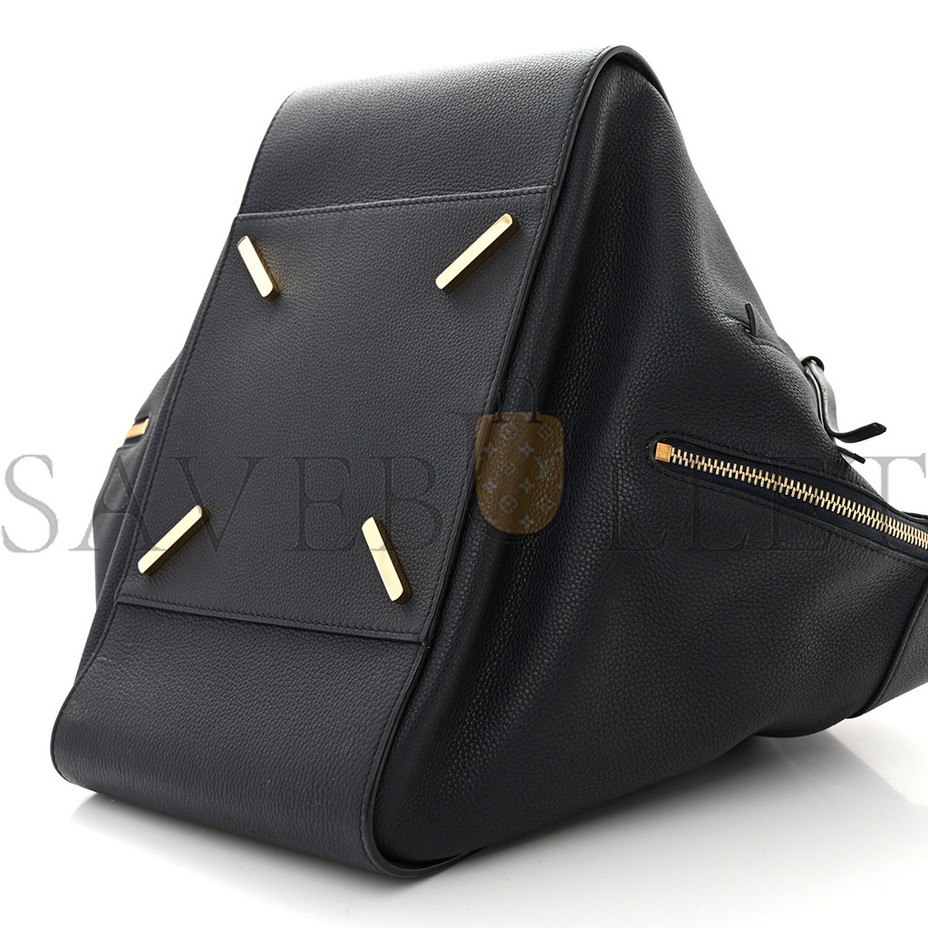 LOEWE CALFSKIN MEDIUM HAMMOCK SHOULDER BAG BLACK (33*31*17cm) LOEWE CALFSKIN MEDIUM HAMMOCK SHOULDER BAG BLACK (33*31*17cm)