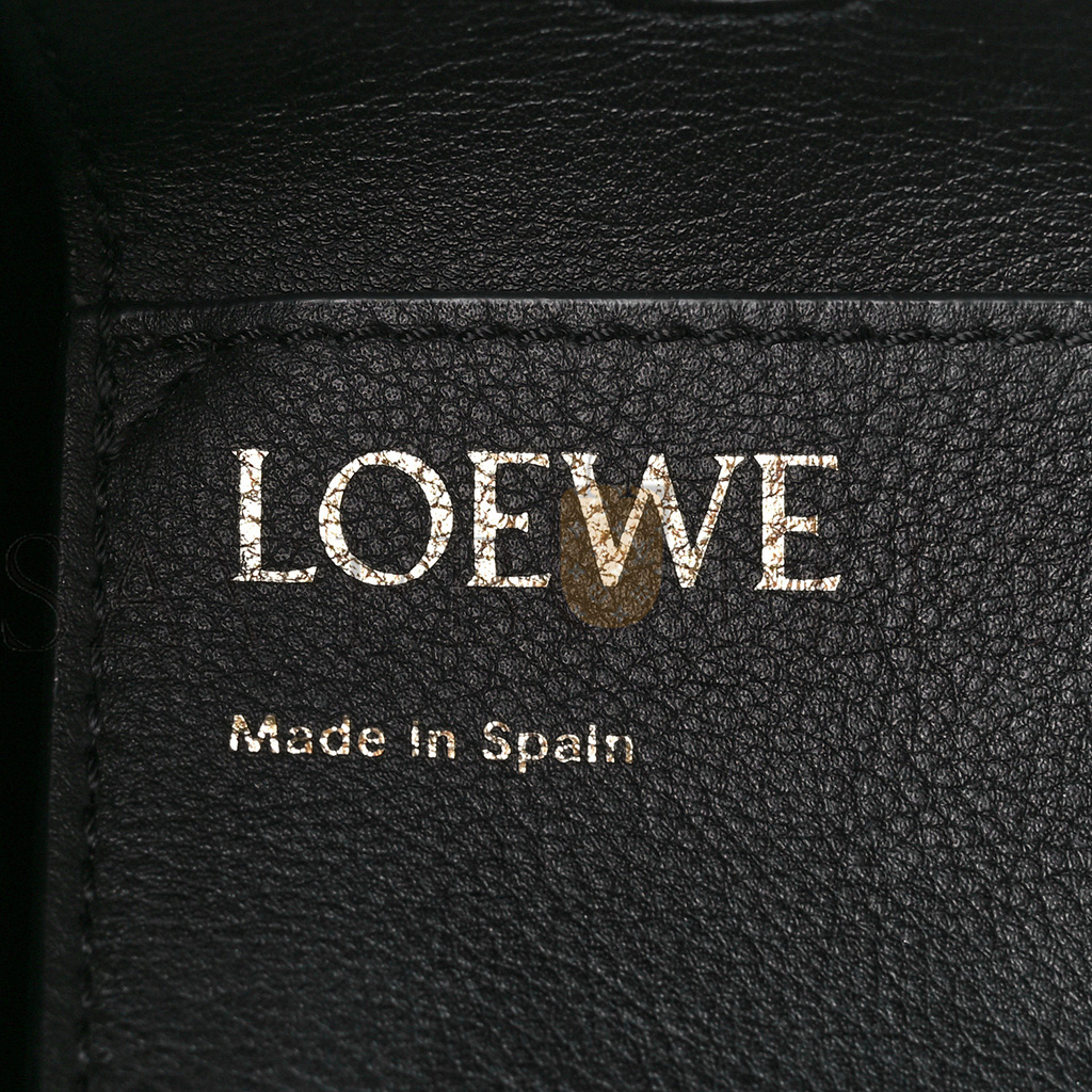 LOEWE CANVAS CALFSKIN MEDIUM ANAGRAM TOTE ANTHRACITE (32*30*17cm) LOEWE CANVAS CALFSKIN MEDIUM ANAGRAM TOTE ANTHRACITE (32*30*17cm)