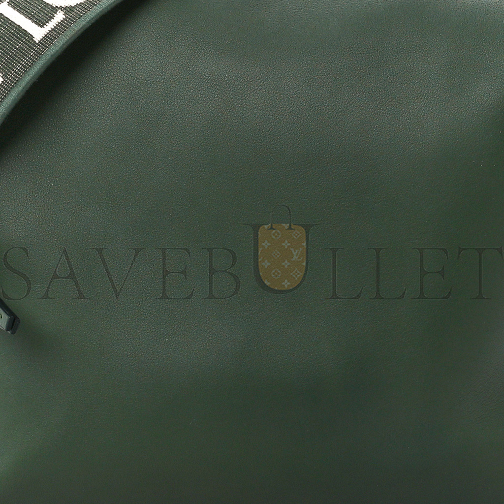 LOEWE SUPPLE SMOOTH CALFSKIN JACQUARD CUBI CROSSBODY BAG GREEN (33*29*17cm) LOEWE SUPPLE SMOOTH CALFSKIN JACQUARD CUBI CROSSBODY BAG GREEN (33*29*17cm)