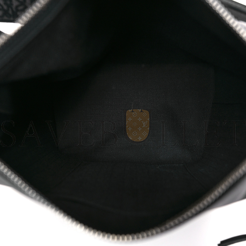 LOEWE SUPPLE SMOOTH CALFSKIN JACQUARD SMALL CUBI BAG BLACK (23*21*11cm) LOEWE SUPPLE SMOOTH CALFSKIN JACQUARD SMALL CUBI BAG BLACK (23*21*11cm)