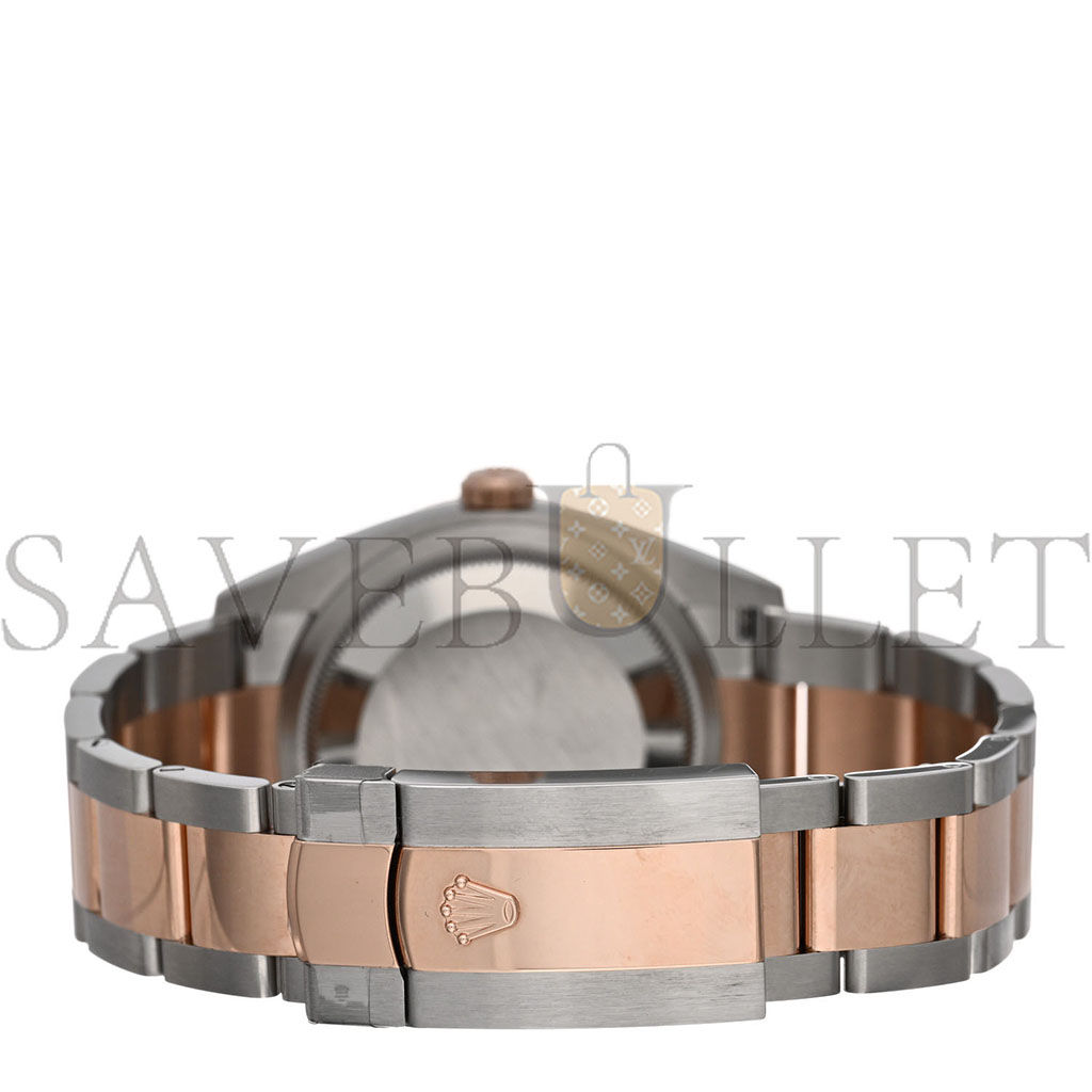 ROLEX STAINLESS STEEL 18K EVEROSE GOLD DIAMOND 36MM OYSTER PERPETUAL DATEJUST WATCH SILVER FLUTED 126231 ROLEX STAINLESS STEEL 18K EVEROSE GOLD DIAMOND 36MM OYSTER PERPETUAL DATEJUST WATCH SILVER FLUTED 126231
