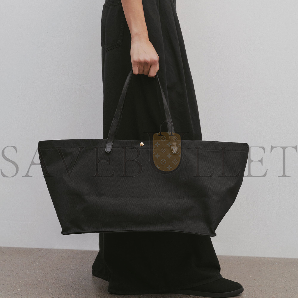 THE ROW XL IDAHO BAG IN COTTON BLACK W1592W253BLSG (52*30*23cm) THE ROW XL IDAHO BAG IN COTTON BLACK W1592W253BLSG (52*30*23cm)