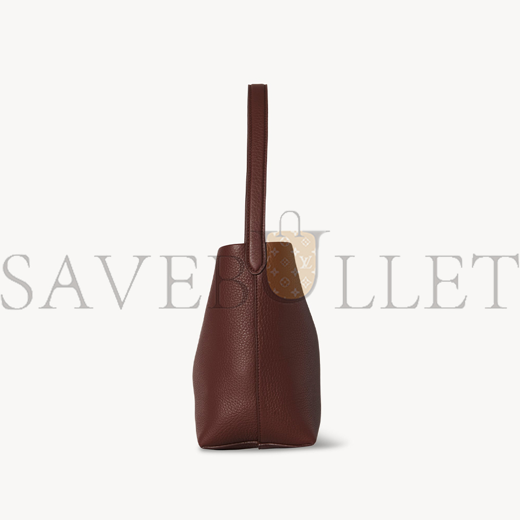 THE ROW SMALL NS PARK TOTE BAG IN LEATHER BURNT WOOD W1314L129BWOD (25*22*12cm) THE ROW SMALL NS PARK TOTE BAG IN LEATHER BURNT WOOD W1314L129BWOD (25*22*12cm)