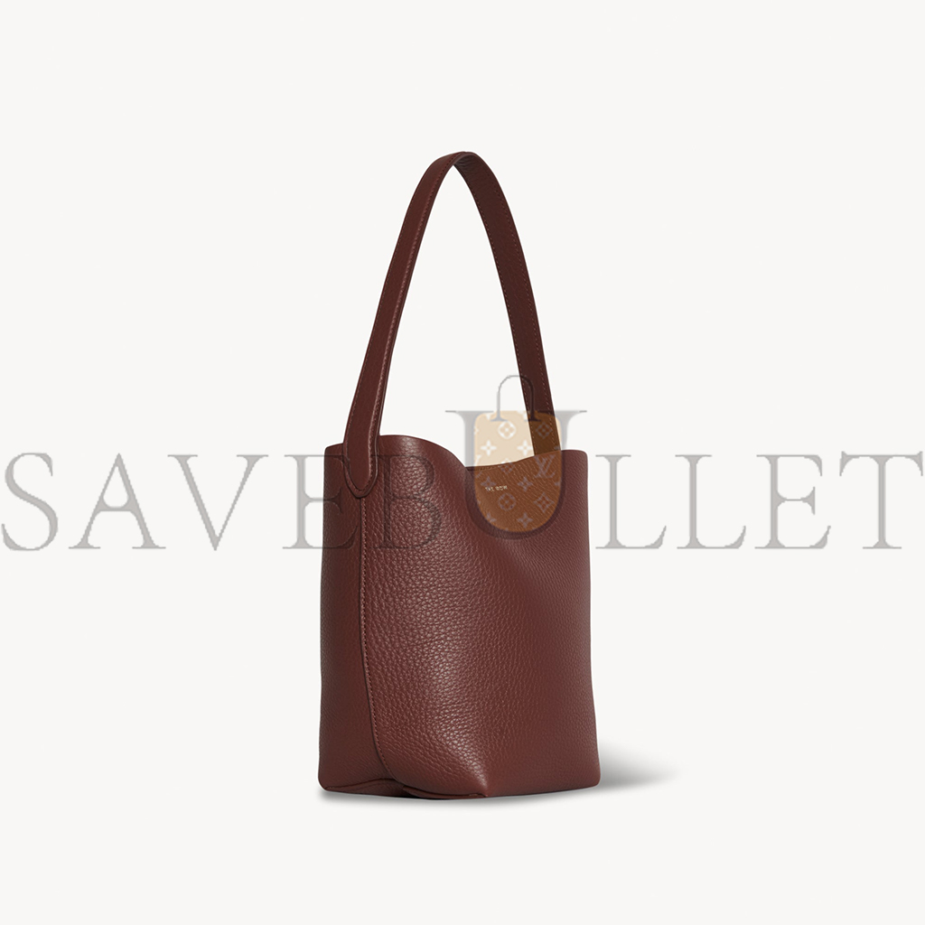 THE ROW SMALL NS PARK TOTE BAG IN LEATHER BURNT WOOD W1314L129BWOD (25*22*12cm) THE ROW SMALL NS PARK TOTE BAG IN LEATHER BURNT WOOD W1314L129BWOD (25*22*12cm)