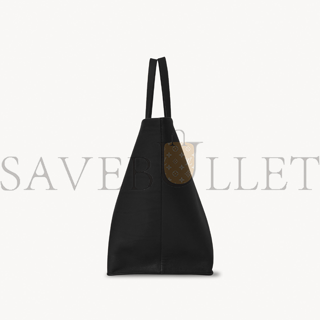 THE ROW XL IDAHO BAG IN LEATHER BLACK W1592L72BLSG (52*30*23cm) THE ROW XL IDAHO BAG IN LEATHER BLACK W1592L72BLSG (52*30*23cm)