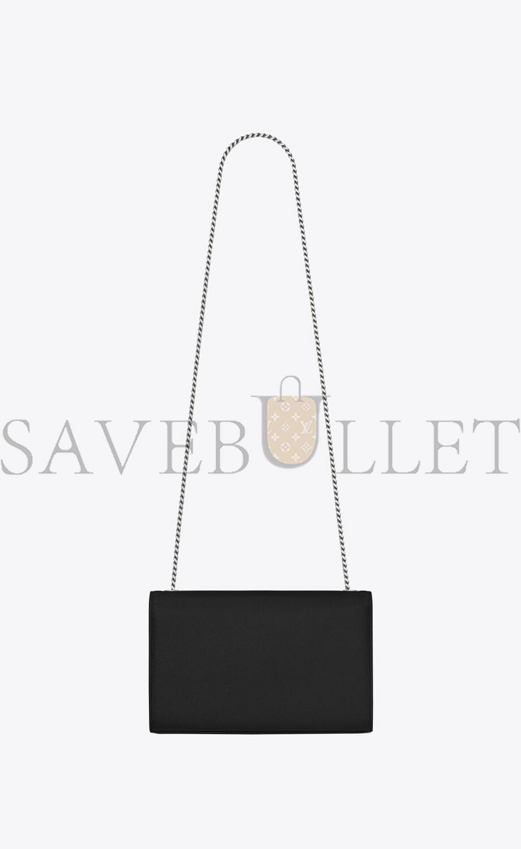 YSL KATE MEDIUM CHAIN BAG IN GRAIN DE POUDRE EMBOSSED LEATHER 364021BOW0N1000 (24*14.5*5.5cm) YSL KATE MEDIUM CHAIN BAG IN GRAIN DE POUDRE EMBOSSED LEATHER 364021BOW0N1000 (24*14.5*5.5cm)