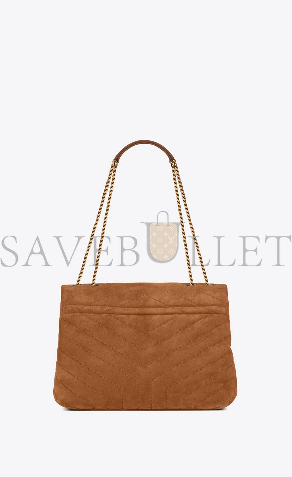 YSL LOULOU MEDIUM CHAIN BAG IN QUILTED SUEDE 5749461U8C77761 (32*22*12cm) YSL LOULOU MEDIUM CHAIN BAG IN QUILTED SUEDE 5749461U8C77761 (32*22*12cm)