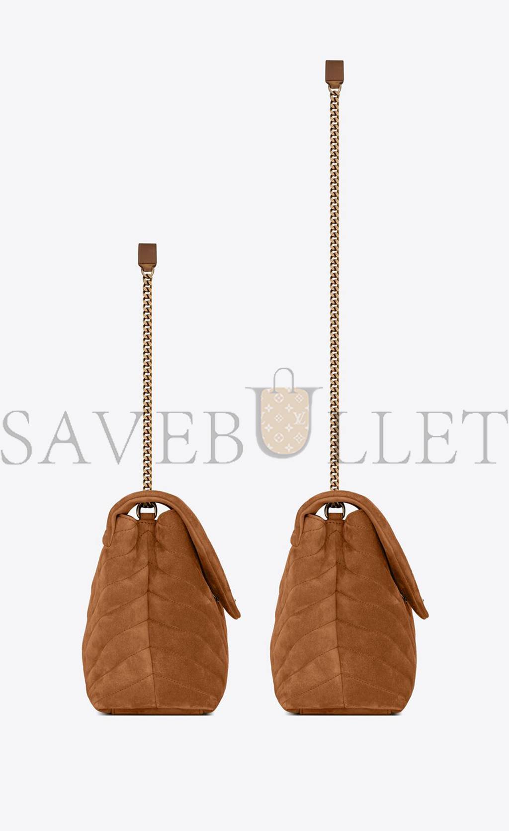 YSL LOULOU MEDIUM CHAIN BAG IN QUILTED SUEDE 5749461U8C77761 (32*22*12cm) YSL LOULOU MEDIUM CHAIN BAG IN QUILTED SUEDE 5749461U8C77761 (32*22*12cm)