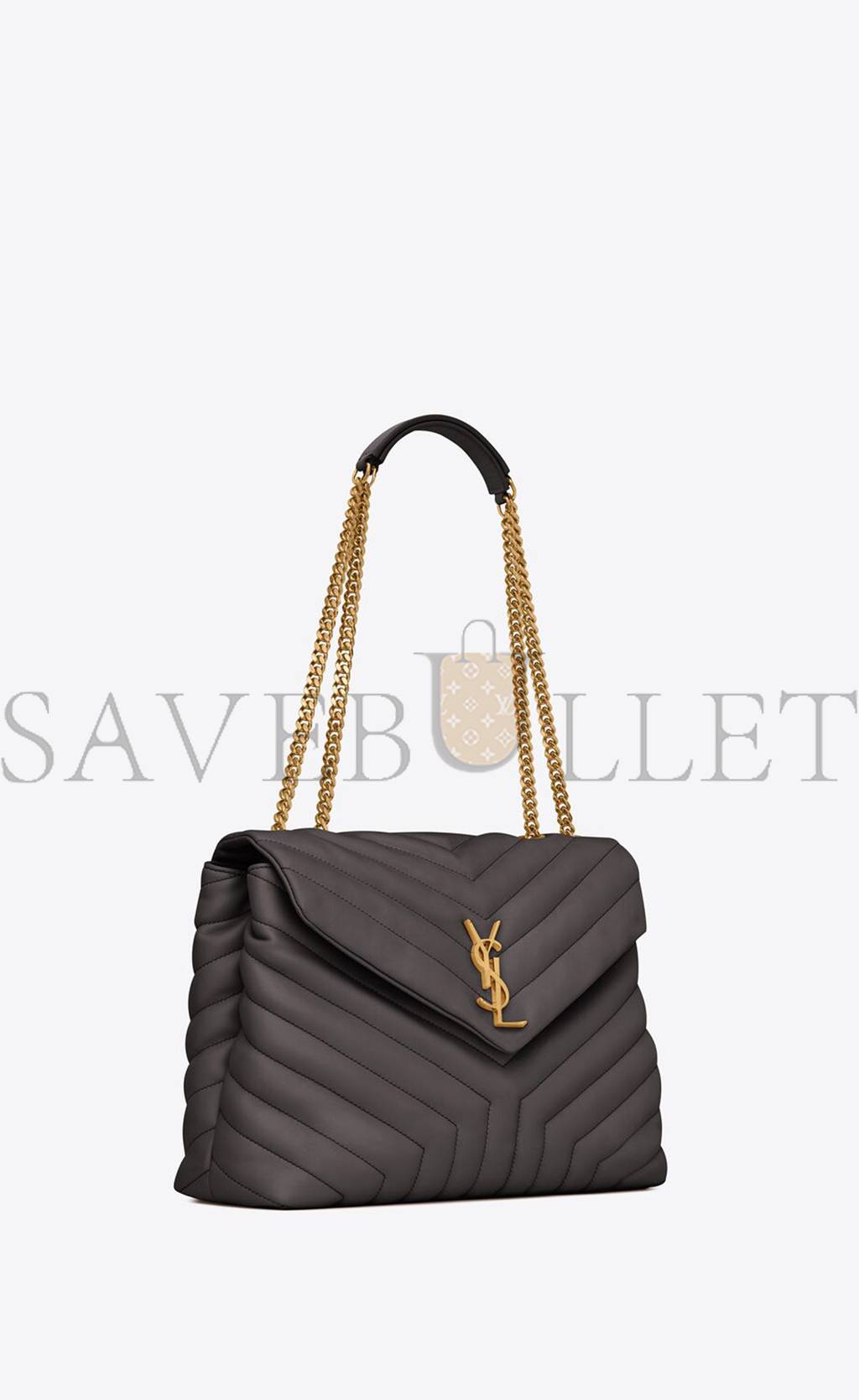 YSL LOULOU MEDIUM CHAIN BAG IN QUILTED LEATHER 574946DV7271112 (32*22*12cm) YSL LOULOU MEDIUM CHAIN BAG IN QUILTED LEATHER 574946DV7271112 (32*22*12cm)