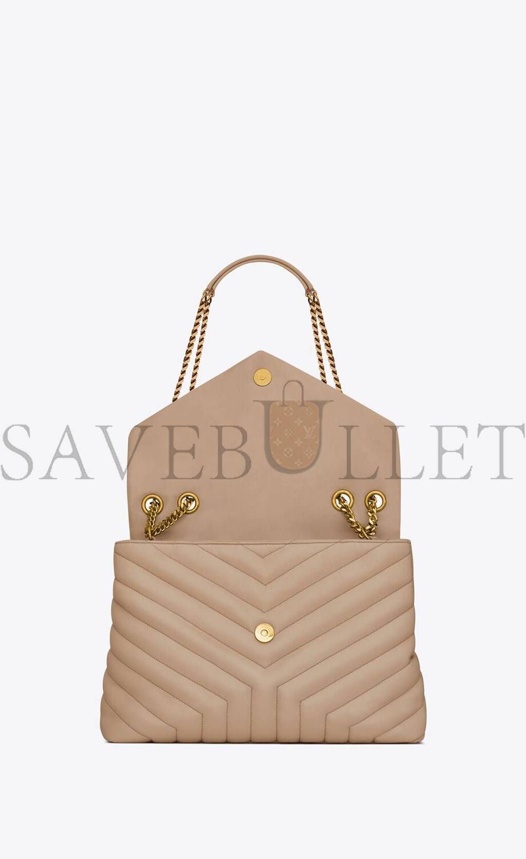 YSL LOULOU MEDIUM CHAIN BAG IN QUILTED LEATHER 574946DV7272721 (32*22*12cm)