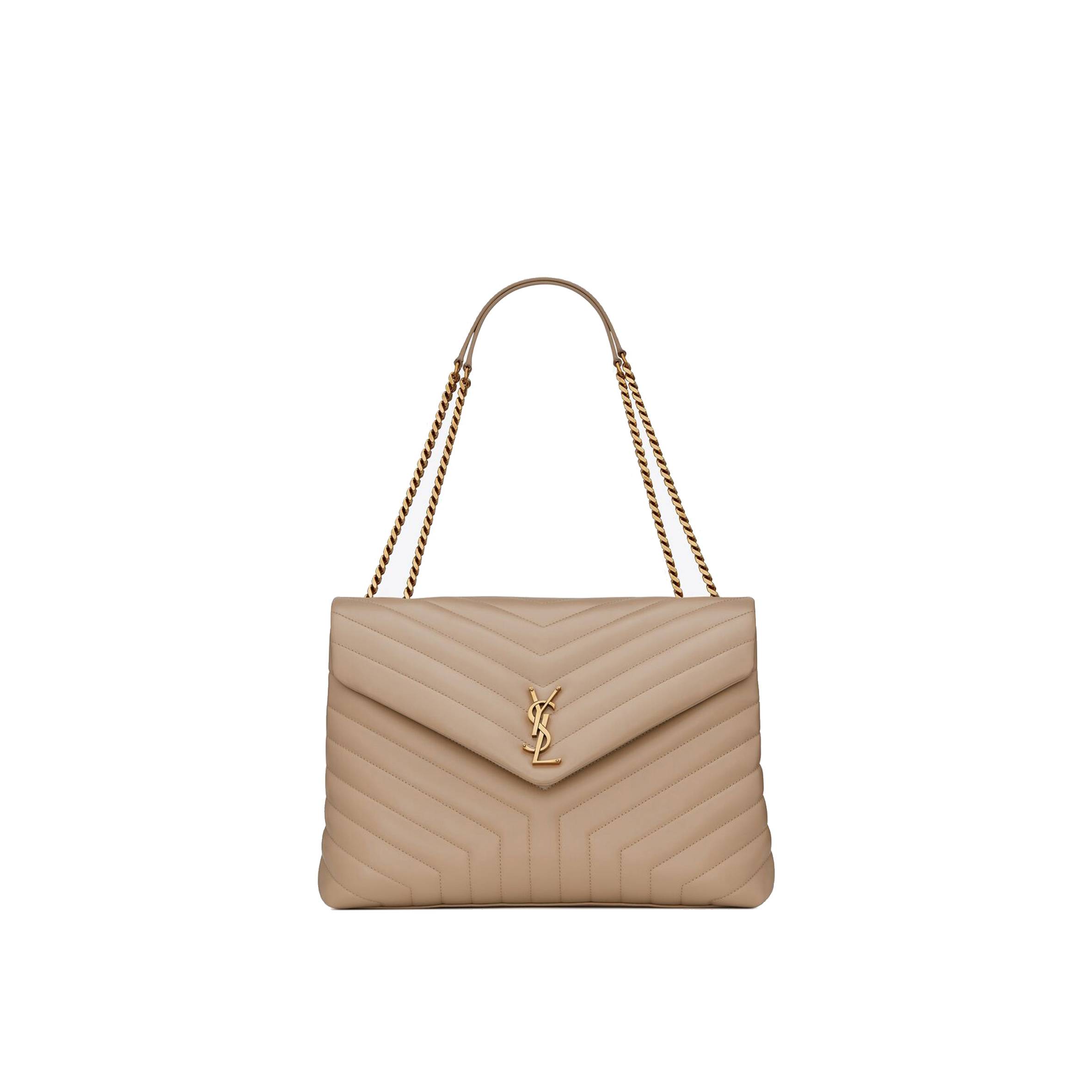 YSL LOULOU LARGE CHAIN BAG IN QUILTED LEATHER 574947DV7272721 (38*27*14cm) YSL LOULOU LARGE CHAIN BAG IN QUILTED LEATHER 574947DV7272721 (38*27*14cm)