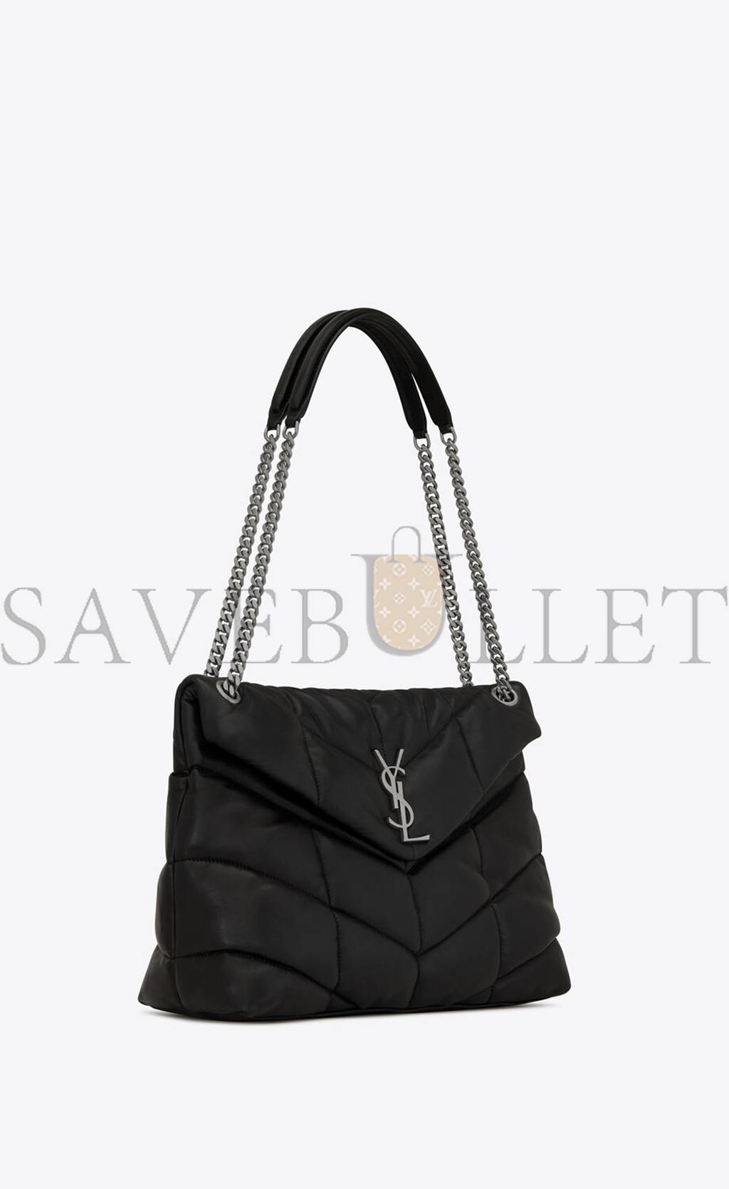 YSL PUFFER MEDIUM CHAIN BAG IN QUILTED LAMBSKIN 5774751EL001000 (35*23*13.5cm) YSL PUFFER MEDIUM CHAIN BAG IN QUILTED LAMBSKIN 5774751EL001000 (35*23*13.5cm)