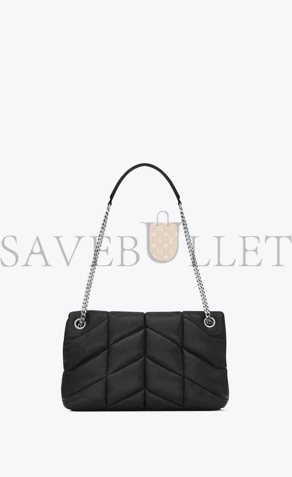 YSL PUFFER SMALL CHAIN BAG IN QUILTED LAMBSKIN 5774761EL001000 (29*17*11cm) YSL PUFFER SMALL CHAIN BAG IN QUILTED LAMBSKIN 5774761EL001000 (29*17*11cm)