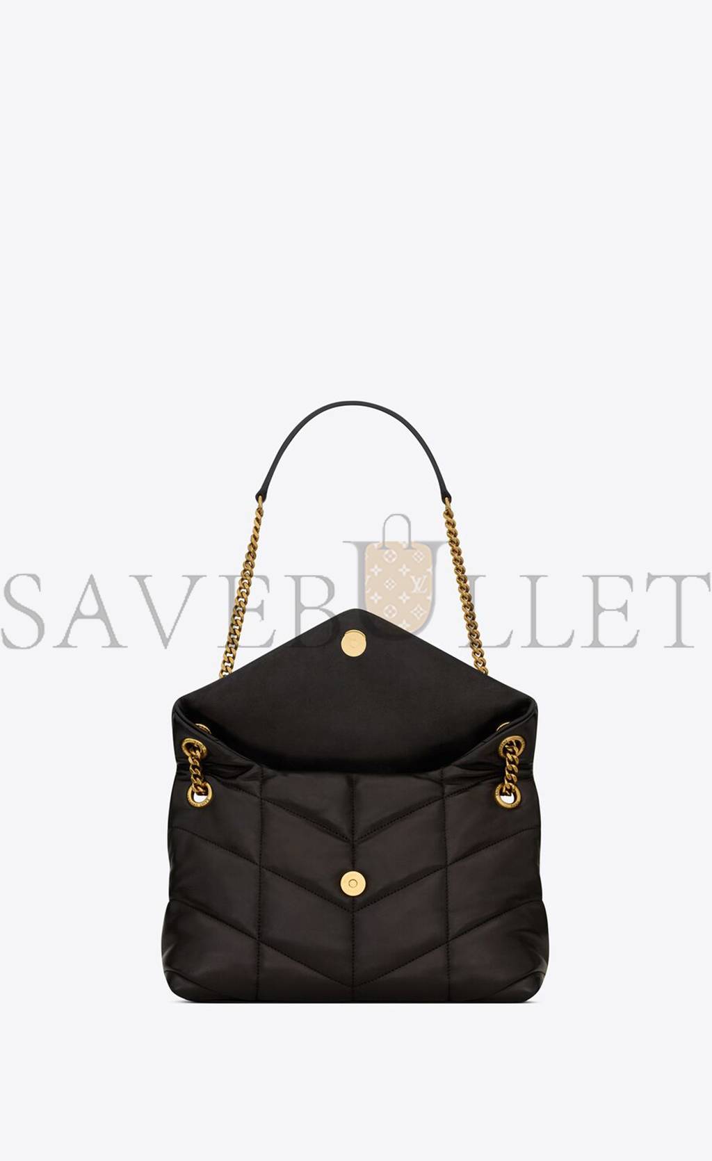 YSL PUFFER SMALL IN QUILTED LAMBSKIN 577476AABZO1025 (29*17*11cm) YSL PUFFER SMALL IN QUILTED LAMBSKIN 577476AABZO1025 (29*17*11cm)