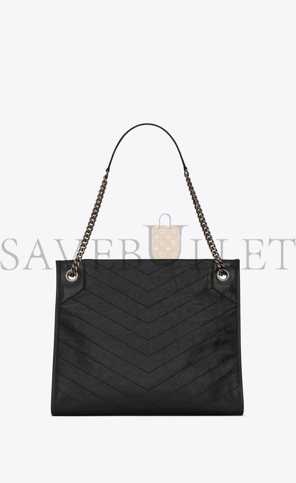 YSL NIKI MEDIUM SHOPPING BAG IN CRINKLED VINTAGE LEATHER 5779990EN041000 (33*27*11.5cm) YSL NIKI MEDIUM SHOPPING BAG IN CRINKLED VINTAGE LEATHER 5779990EN041000 (33*27*11.5cm)