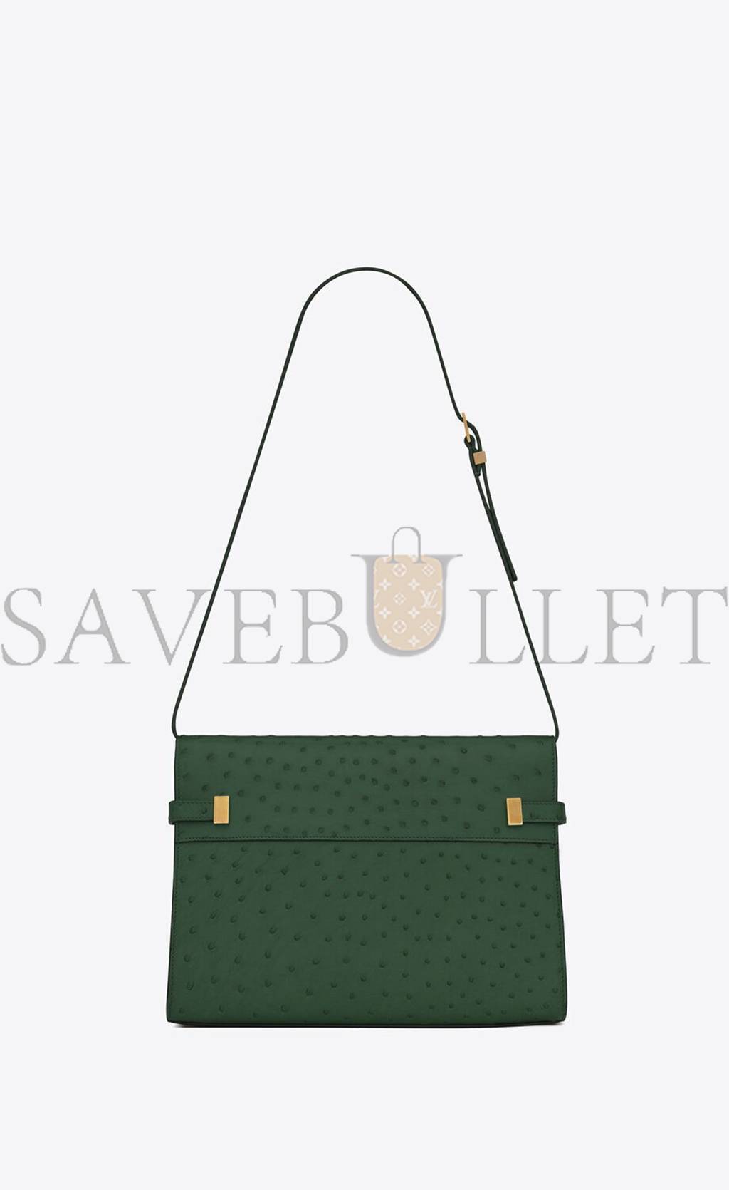 YSL MANHATTAN SHOULDER BAG IN OSTRICH 579271L3F0W3222 (29*20*7.5cm) YSL MANHATTAN SHOULDER BAG IN OSTRICH 579271L3F0W3222 (29*20*7.5cm)
