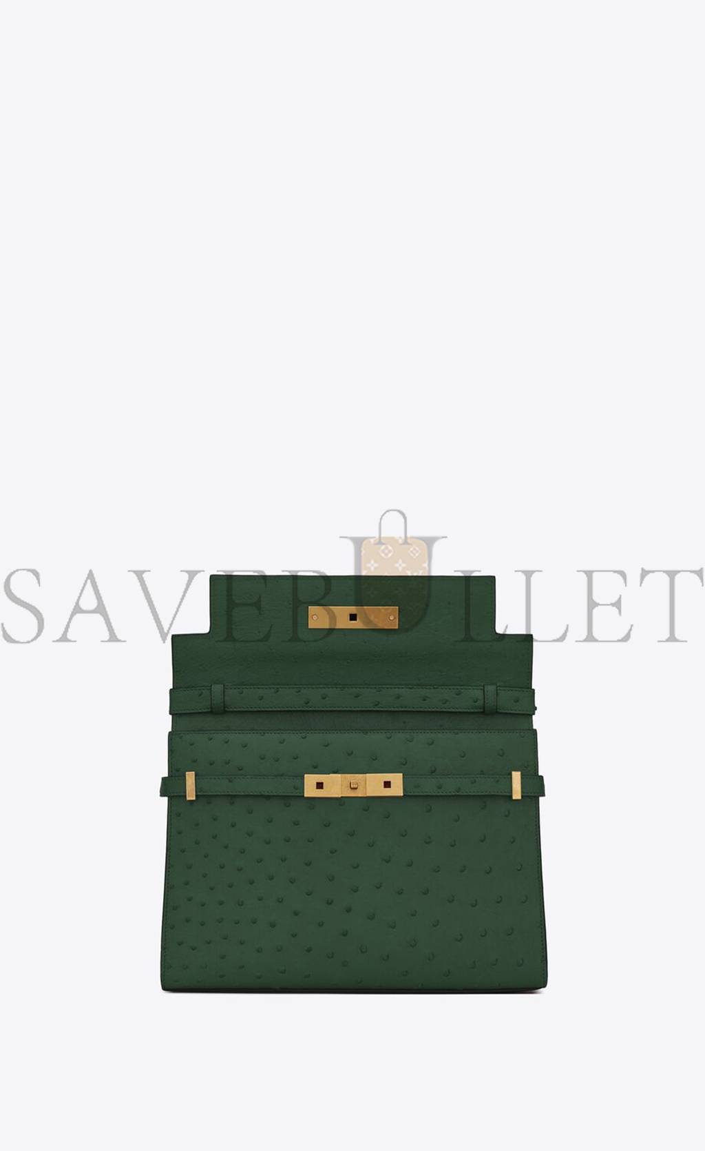 YSL MANHATTAN SHOULDER BAG IN OSTRICH 579271L3F0W3222 (29*20*7.5cm) YSL MANHATTAN SHOULDER BAG IN OSTRICH 579271L3F0W3222 (29*20*7.5cm)