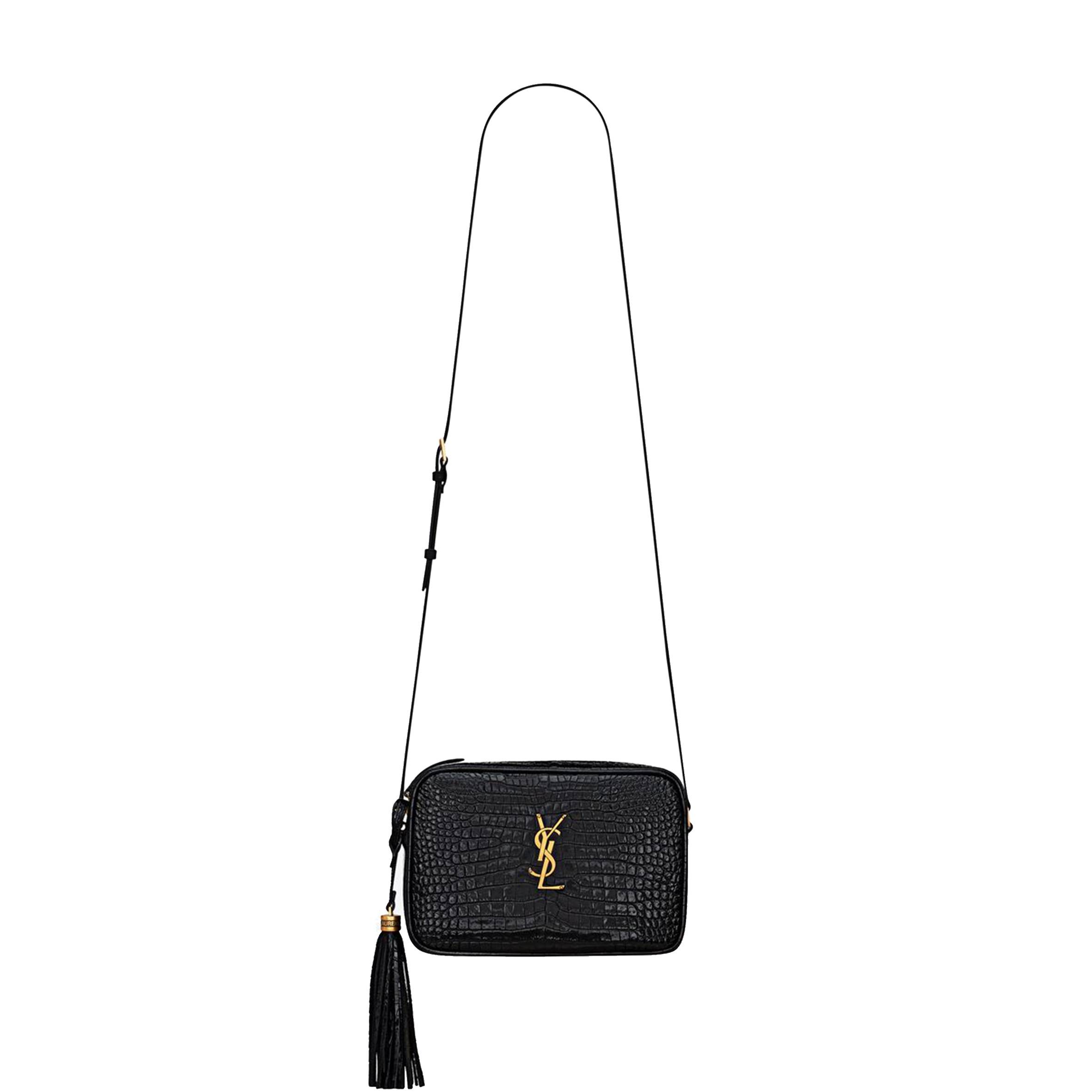 YSL LOU CAMERA BAG IN CROCODILE-EMBOSSED SHINY LEATHER 612542DND0W1000 (23*16*6cm) YSL LOU CAMERA BAG IN CROCODILE-EMBOSSED SHINY LEATHER 612542DND0W1000 (23*16*6cm)