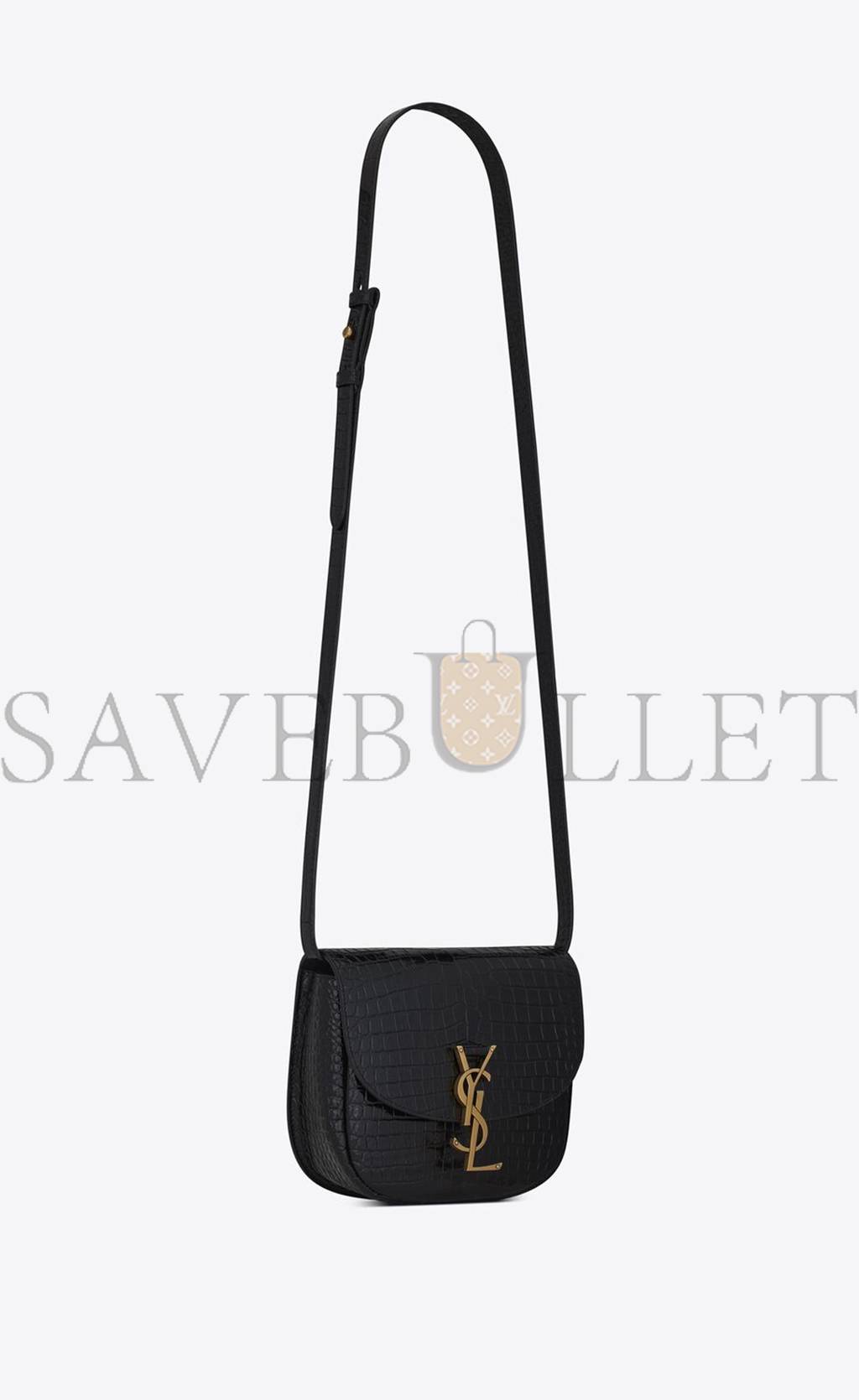 YSL KAIA SMALL SATCHEL IN SHINY CROCODILE-EMBOSSED LEATHER 619740DND0W1000 (18*15.5*5.5cm) YSL KAIA SMALL SATCHEL IN SHINY CROCODILE-EMBOSSED LEATHER 619740DND0W1000 (18*15.5*5.5cm)