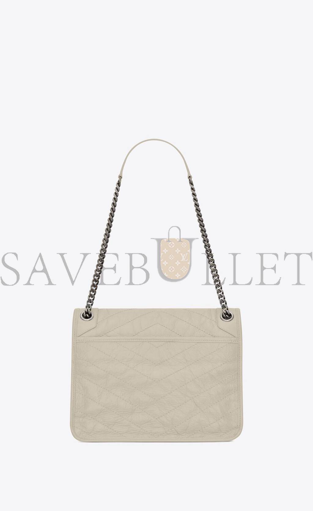 YSL NIKI MEDIUM CHAIN BAG IN CRINKLED VINTAGE LEATHER 6331580EN049207 (28*20*8.5cm) YSL NIKI MEDIUM CHAIN BAG IN CRINKLED VINTAGE LEATHER 6331580EN049207 (28*20*8.5cm)