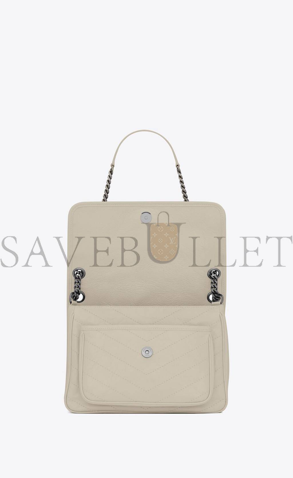 YSL NIKI MEDIUM CHAIN BAG IN CRINKLED VINTAGE LEATHER 6331580EN049207 (28*20*8.5cm) YSL NIKI MEDIUM CHAIN BAG IN CRINKLED VINTAGE LEATHER 6331580EN049207 (28*20*8.5cm)
