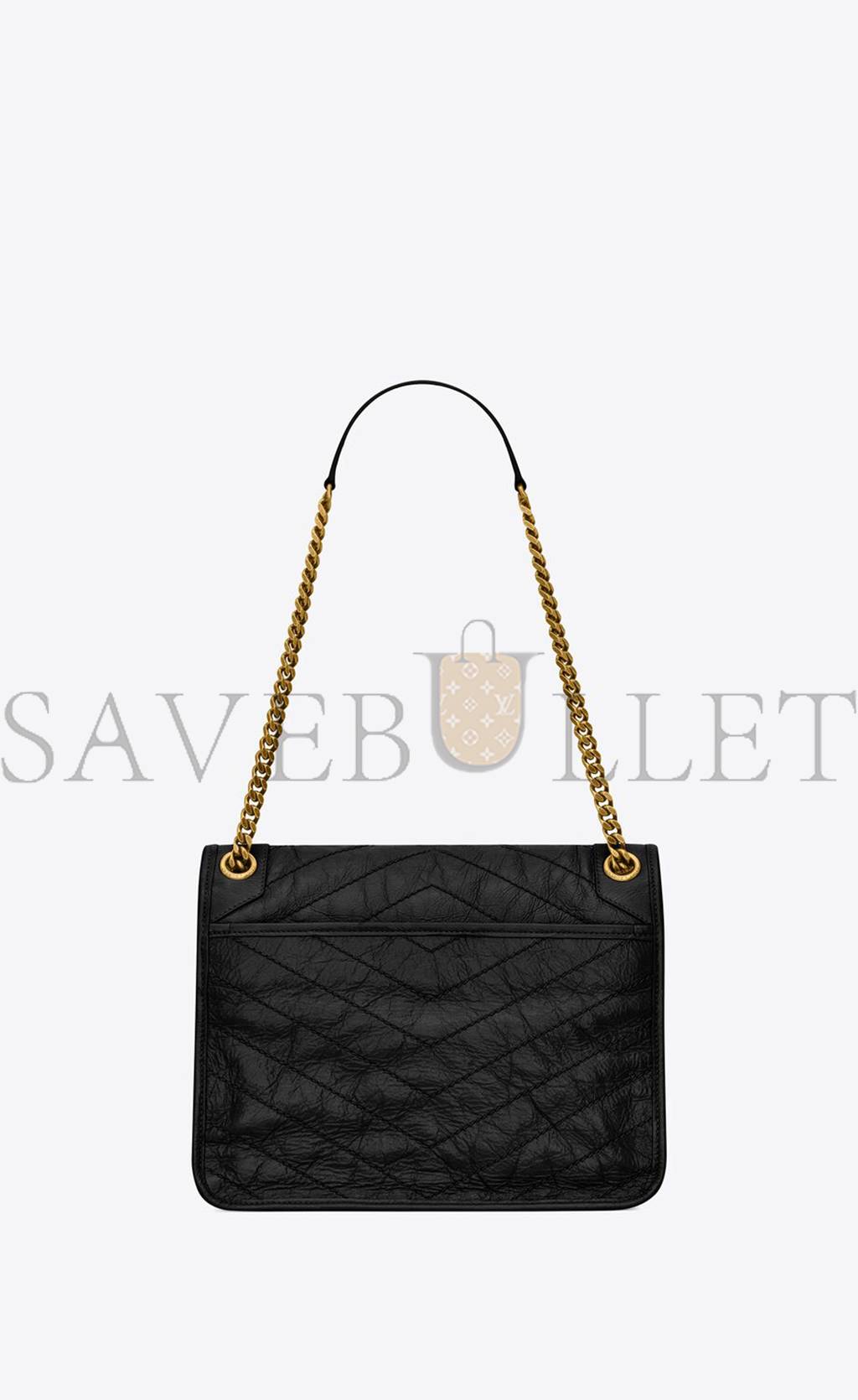YSL NIKI MEDIUM CHAIN BAG IN CRINKLED VINTAGE LEATHER 6331580EN071000 (28*20*8.5cm) YSL NIKI MEDIUM CHAIN BAG IN CRINKLED VINTAGE LEATHER 6331580EN071000 (28*20*8.5cm)